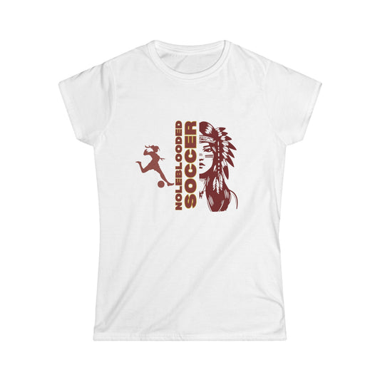 Noleblooded Athletics - Ladies Tennis Women's Double-Sided, Softstyle Soccer Tee
