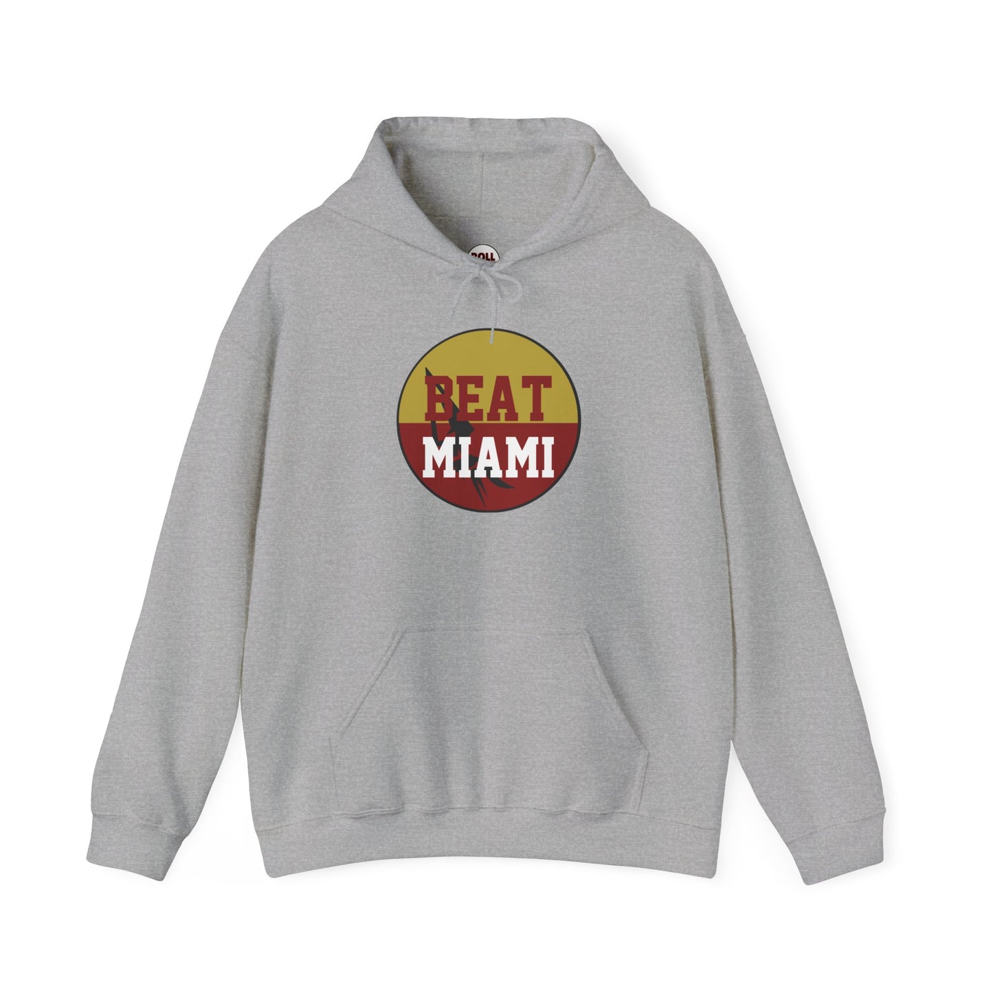 Gameday - "BEAT MIAMI" Button Unisex Heavy Blend Hoodie