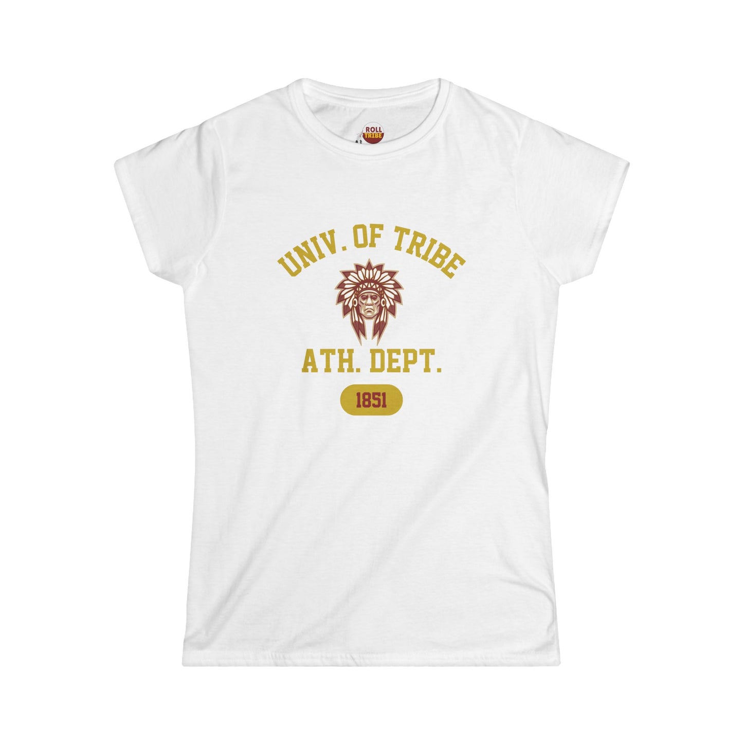 University of Tribe Athletic Dept. 1851 - Vintage Women's Softstyle Tee