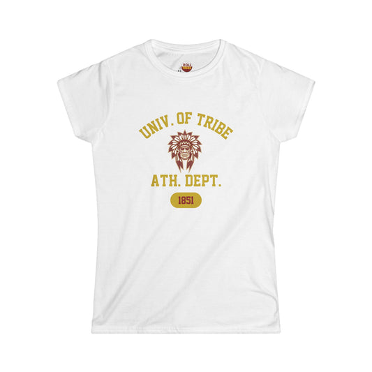University of Tribe Athletic Dept. 1851 - Vintage Women's Softstyle Tee