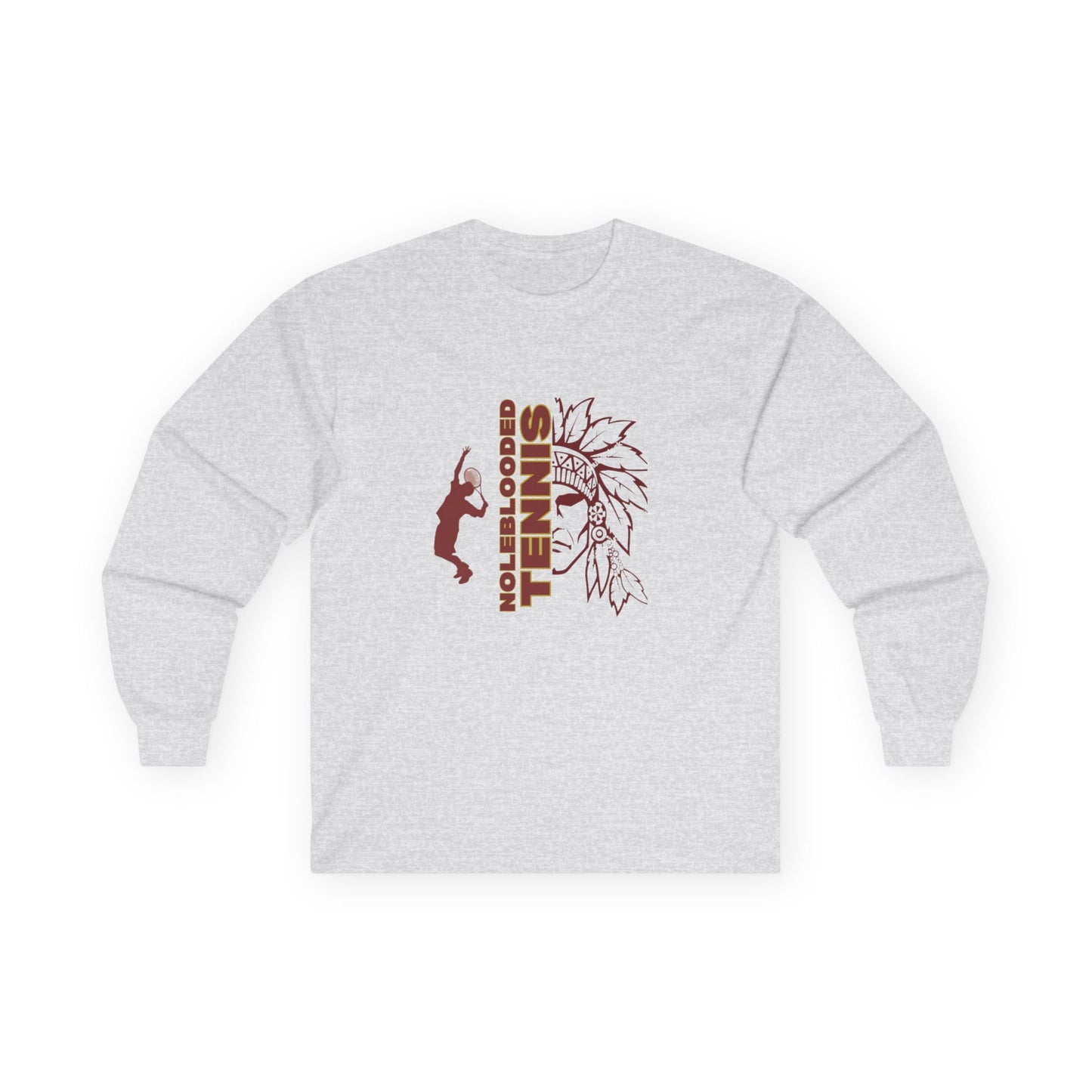 Noleblooded Athletics - Tennis Unisex Ultra Cotton, Double-Sided, Long Sleeve Tee