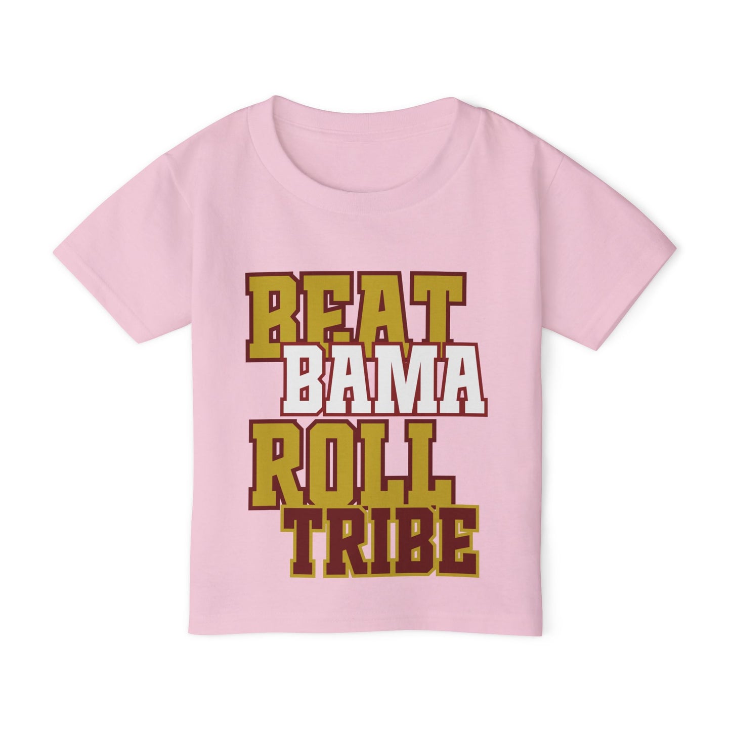 Beat Bama Roll Tribe Toddler T-Shirt - Sports Fan Tee for Young Fans