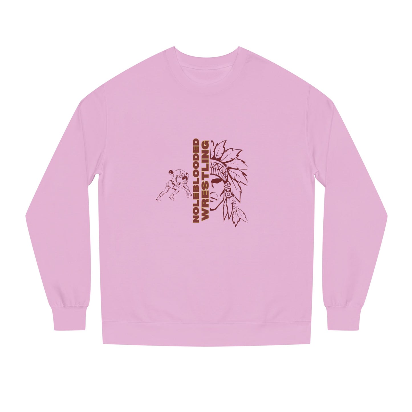 Noleblooded Athletics - Wrestling Unisex Double-Sided, Graphic Sweatshirt