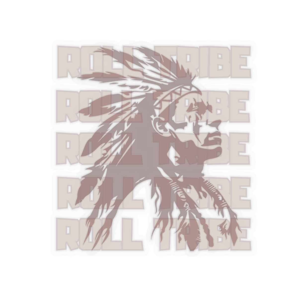 "Roll Tribe Osceola" Kiss-Cut Stickers