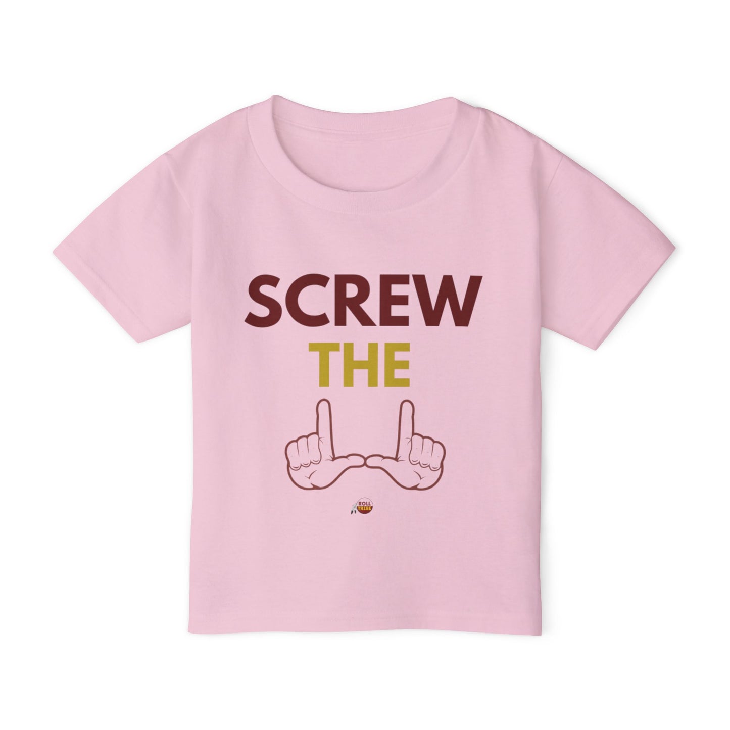Funny Toddler T-Shirt - "Screw The" Graphic Tee for Kids