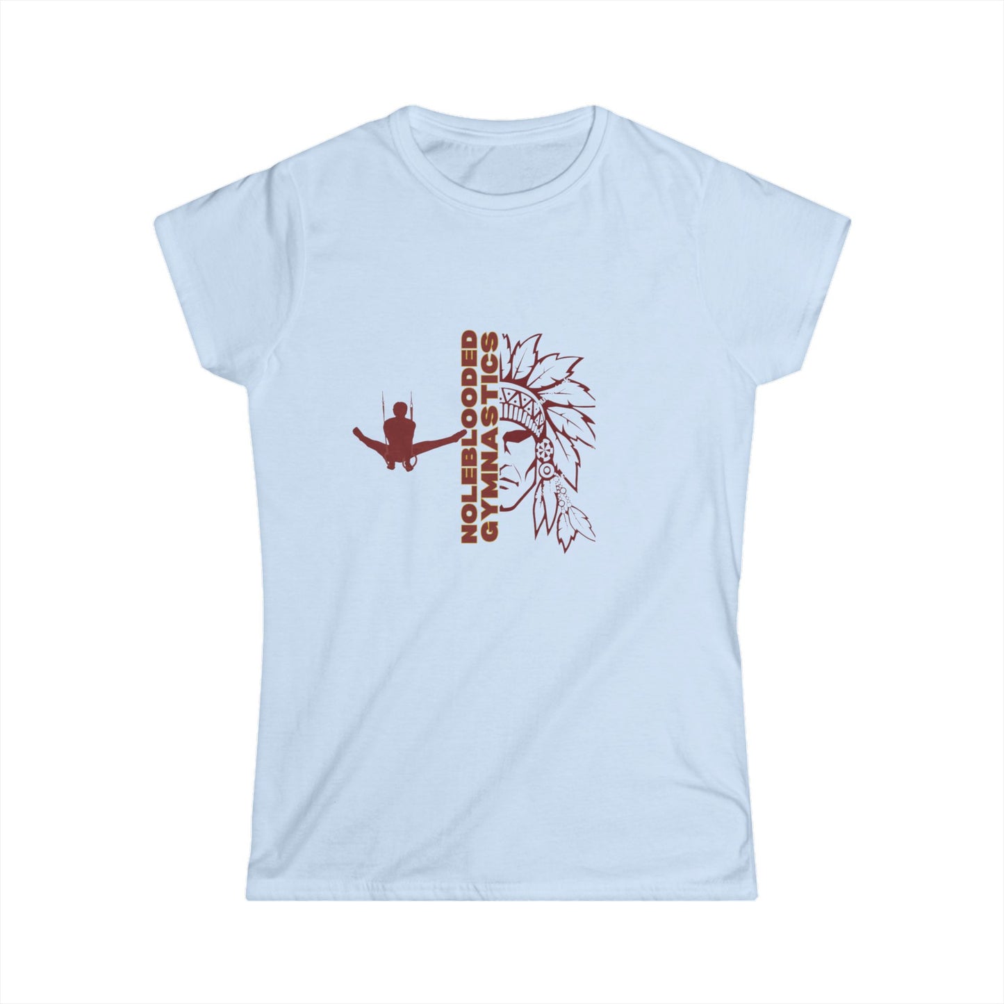 Noleblooded Athletics - Gymnastics Unisex , Double-Sided, Graphic T-Shirt