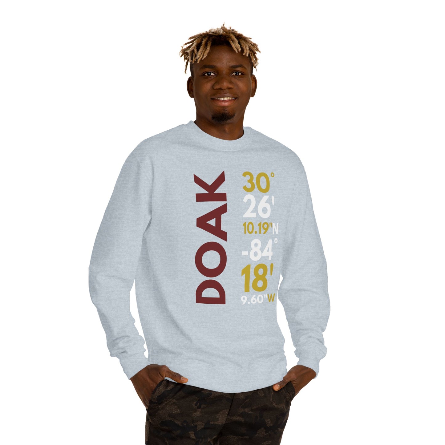Gameday - "DOAK Coordinates" Unisex Crew Neck Sweatshirt