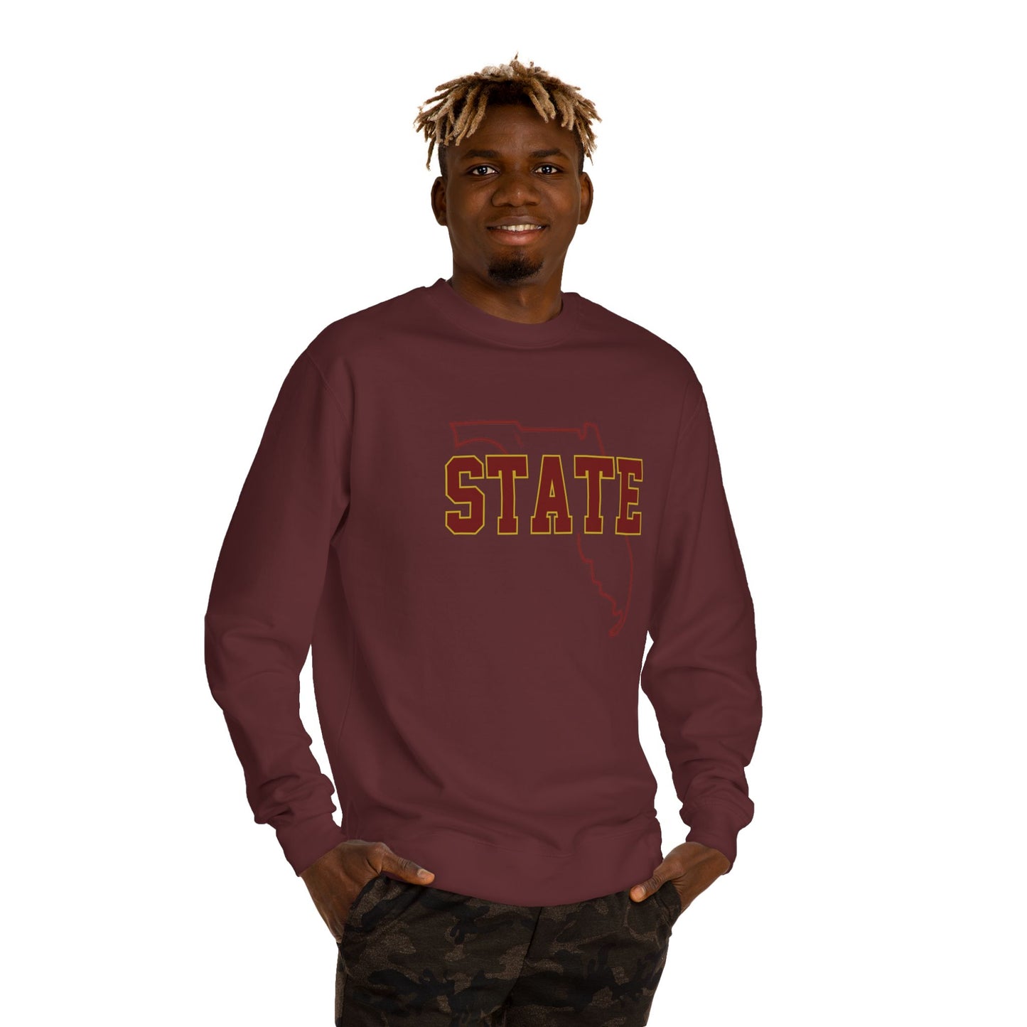 Roll Tribe - "STATE X STATE" Unisex Crew Neck Sweatshirt