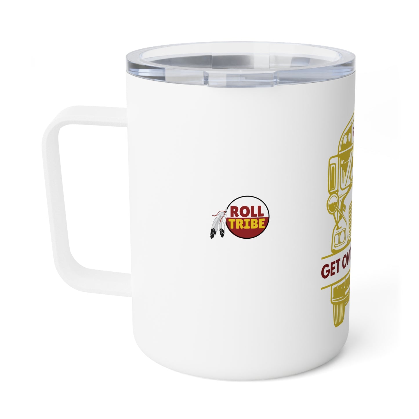 Roll Tribe "Get On The Gus Bus"  Insulated Coffee Mug