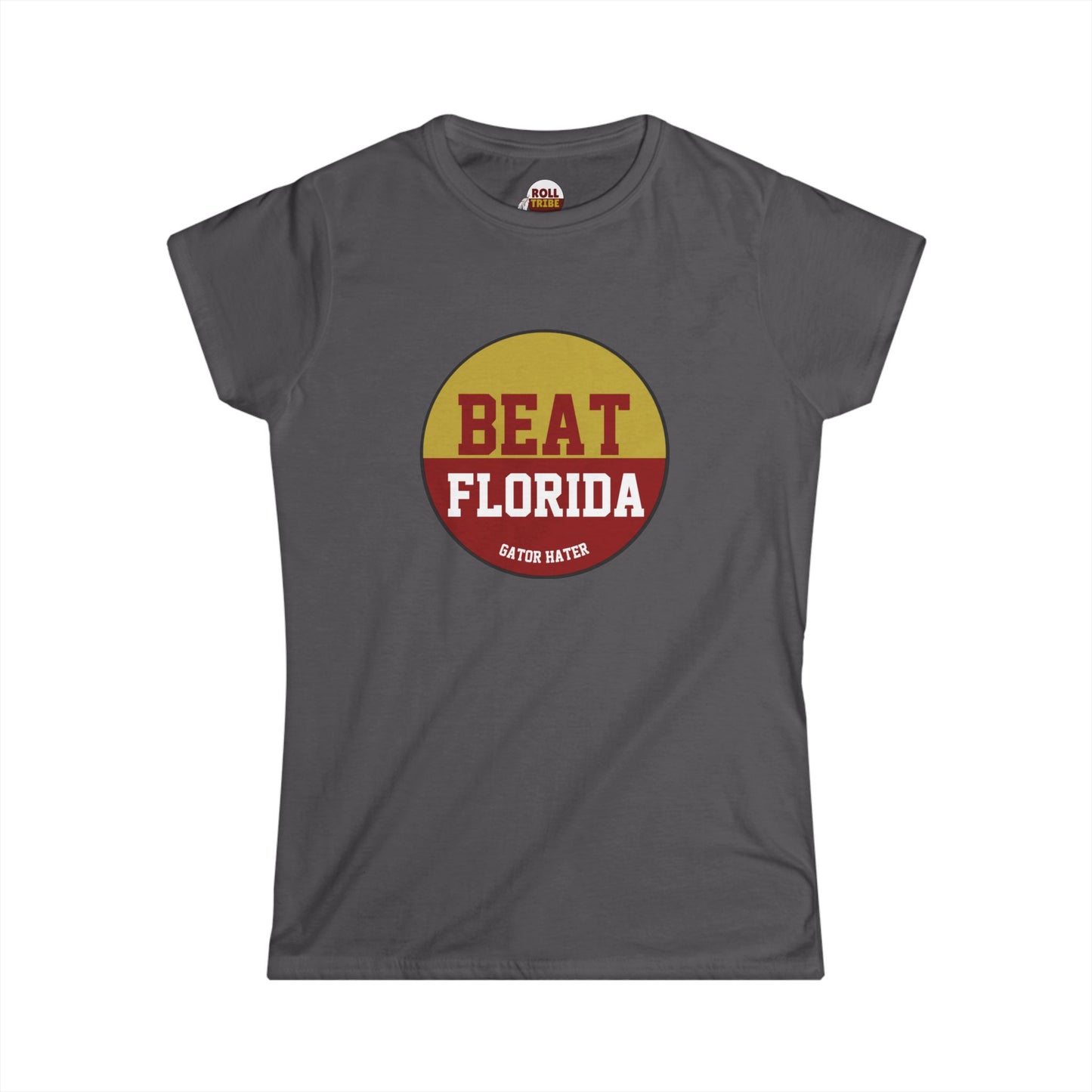 Gameday - "BEAT FLORIDA Gator Hater Button" Women's Softstyle Tee