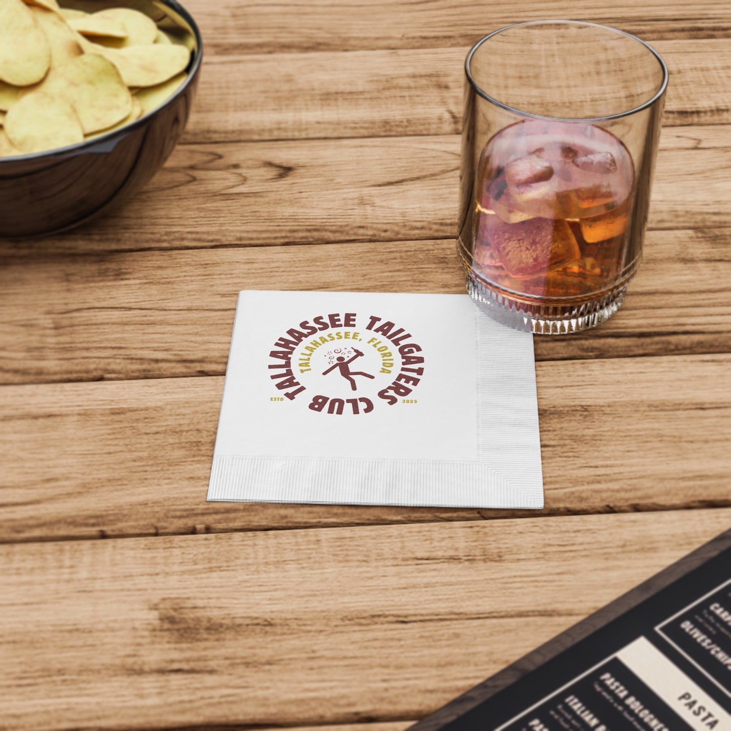 Tallahassee Tailgater Club Napkins - Perfect for Game Day Celebrations