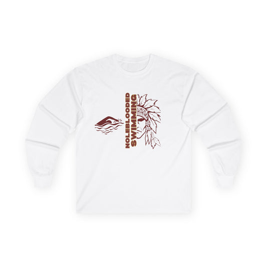 Noleblooded Athletics - Swimming Unisex Double-Sided, Long Sleeve Tee