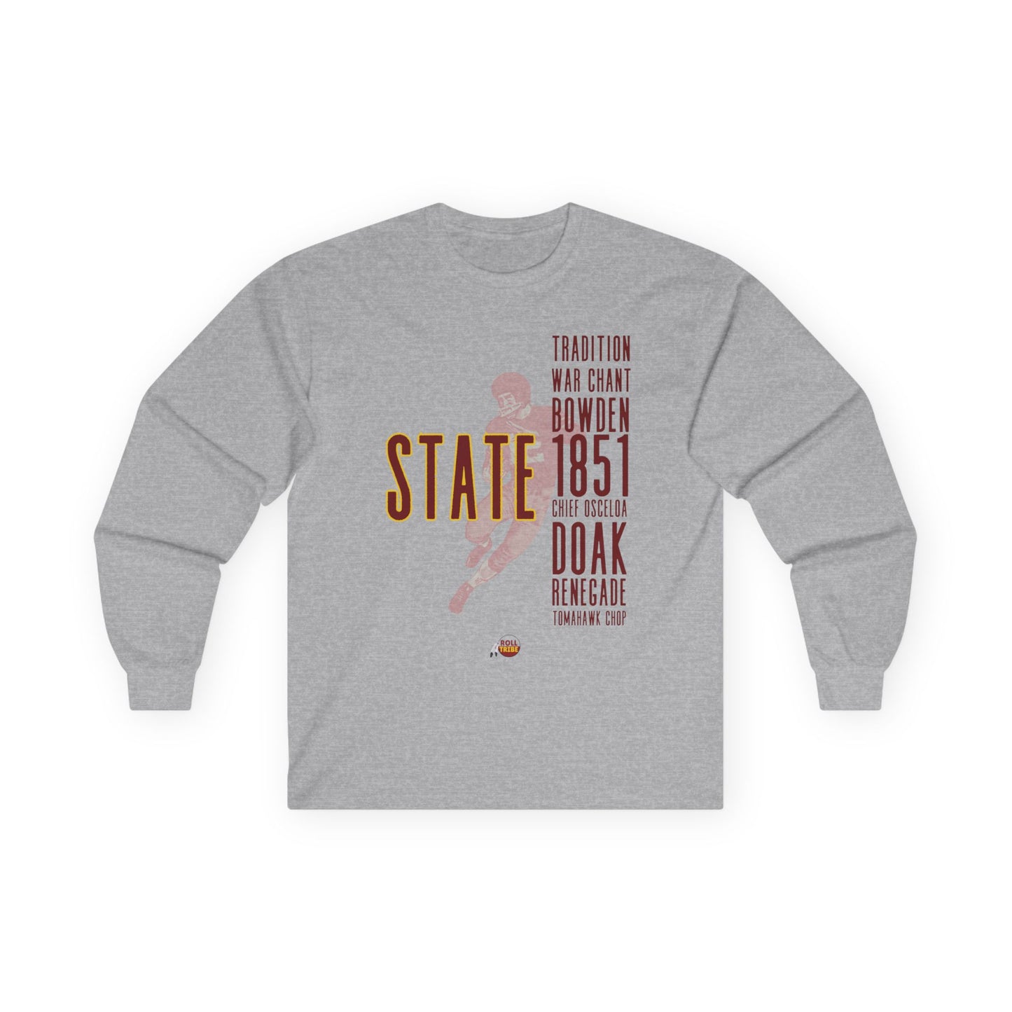 Unisex Long Sleeve Tee - State Tradition Bowden 1851