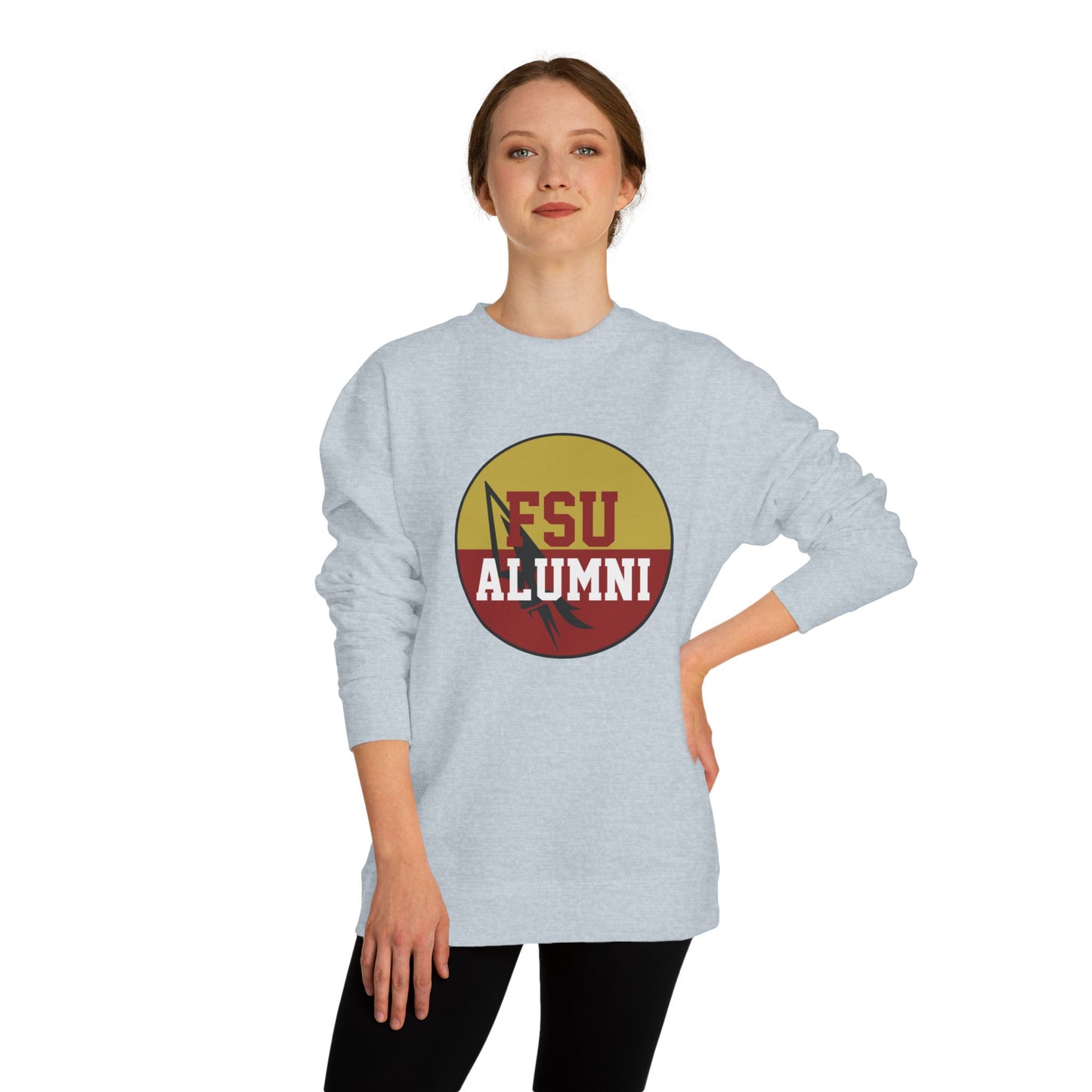 Gameday - "FSU ALUMNI Button" Unisex Crew Neck Sweatshirt