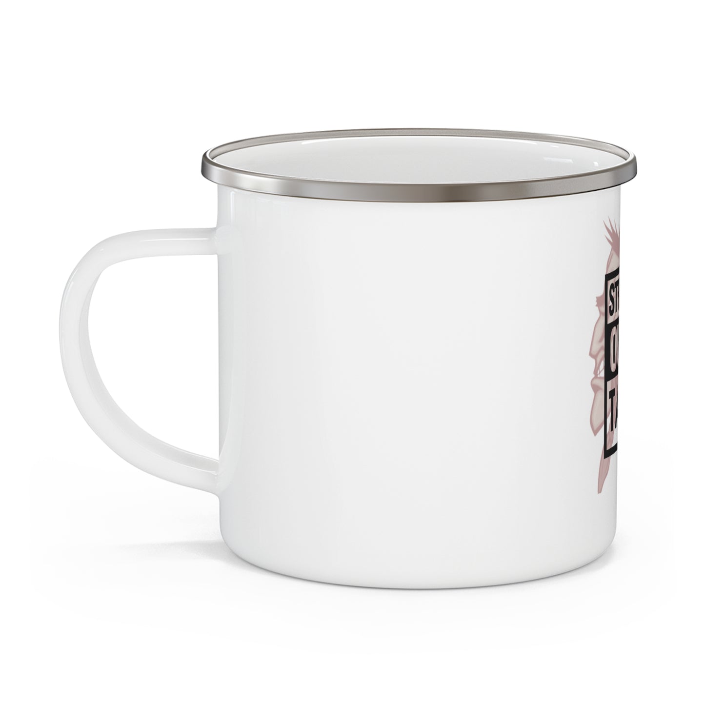 Roll Tribe - "Straight Outta Tally" Enamel Camping Mug