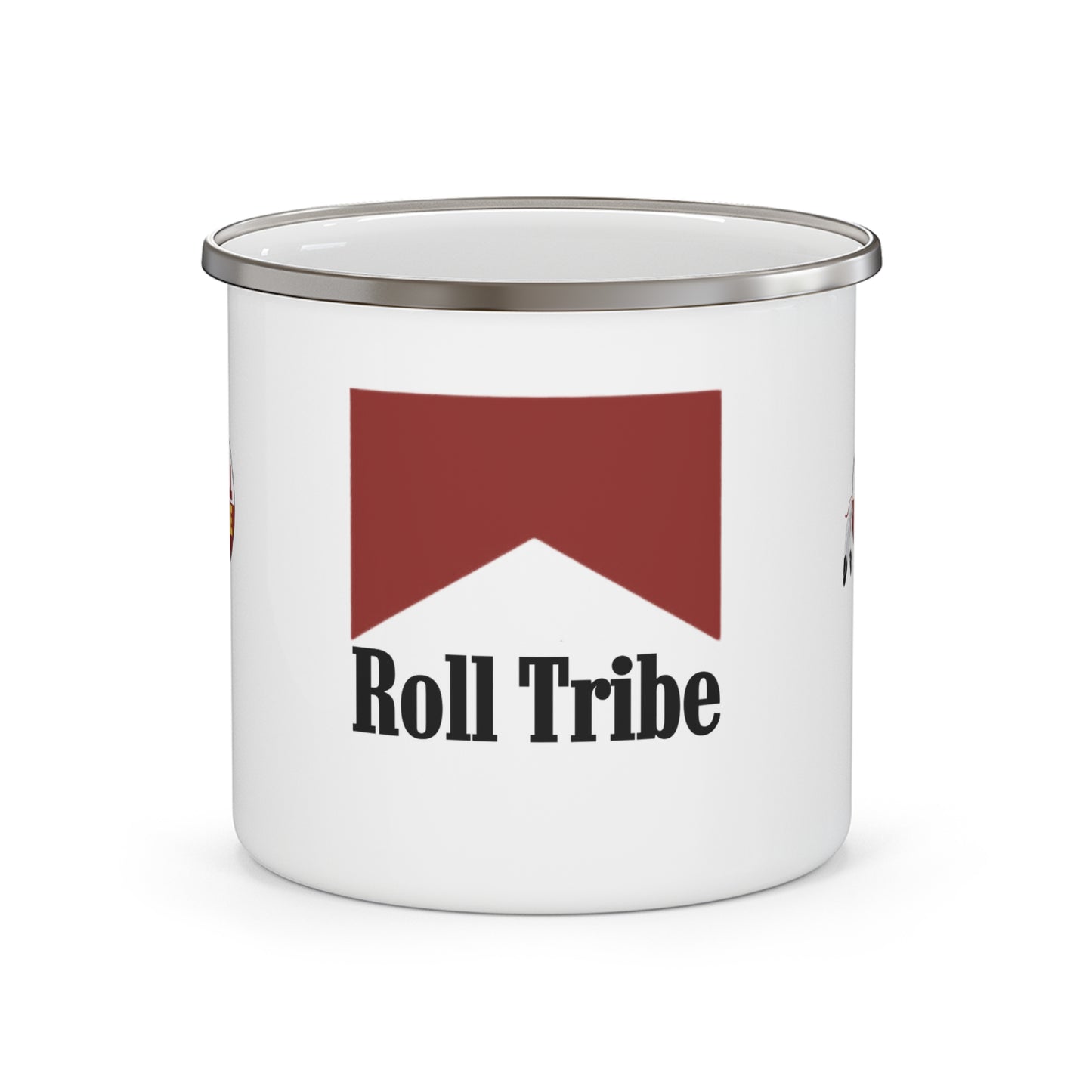 Roll Tribe "Cigs"  Enamel Camping Mug