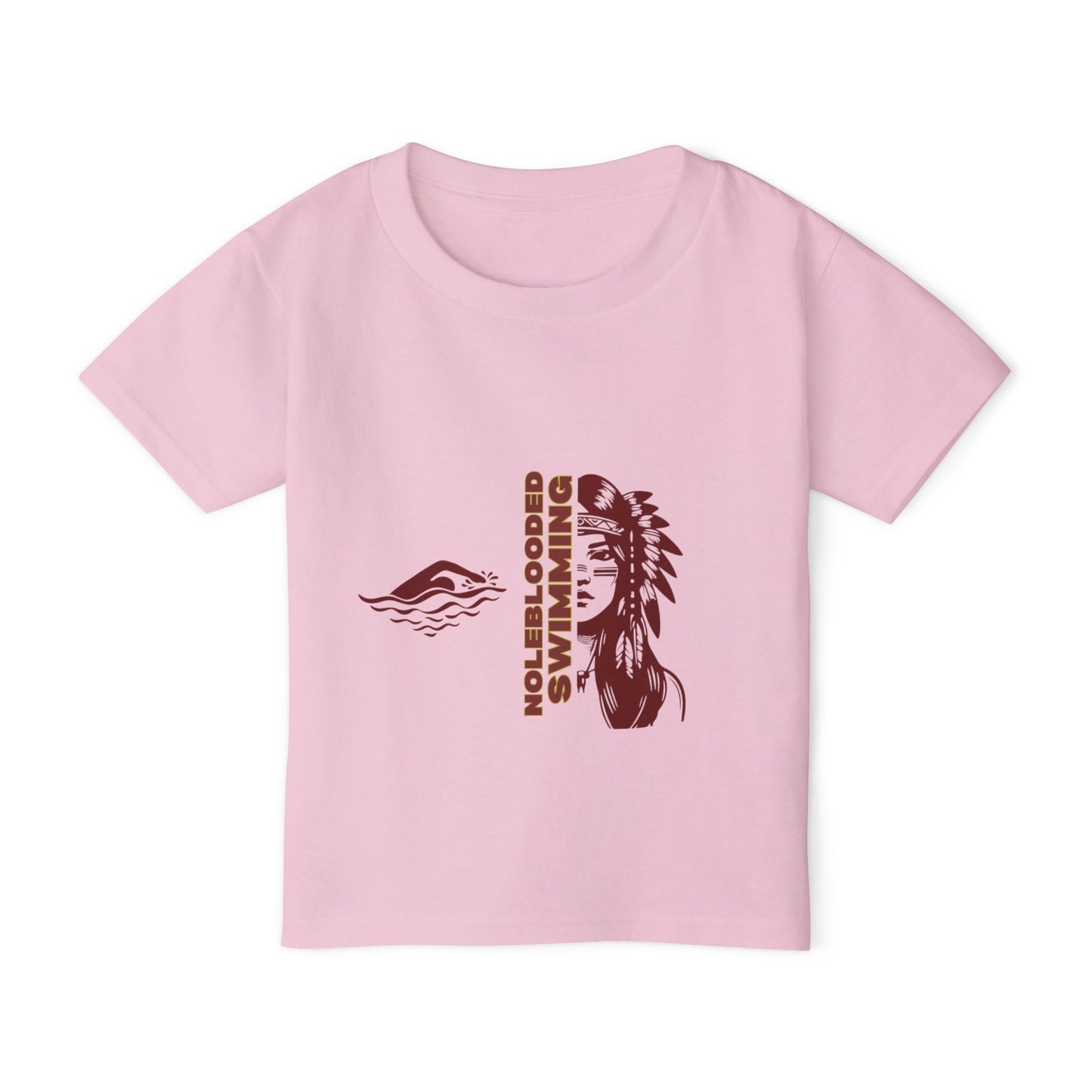 Noleblooded Athletics - Ladies Swimming Double-Sided, Toddler T-Shirt