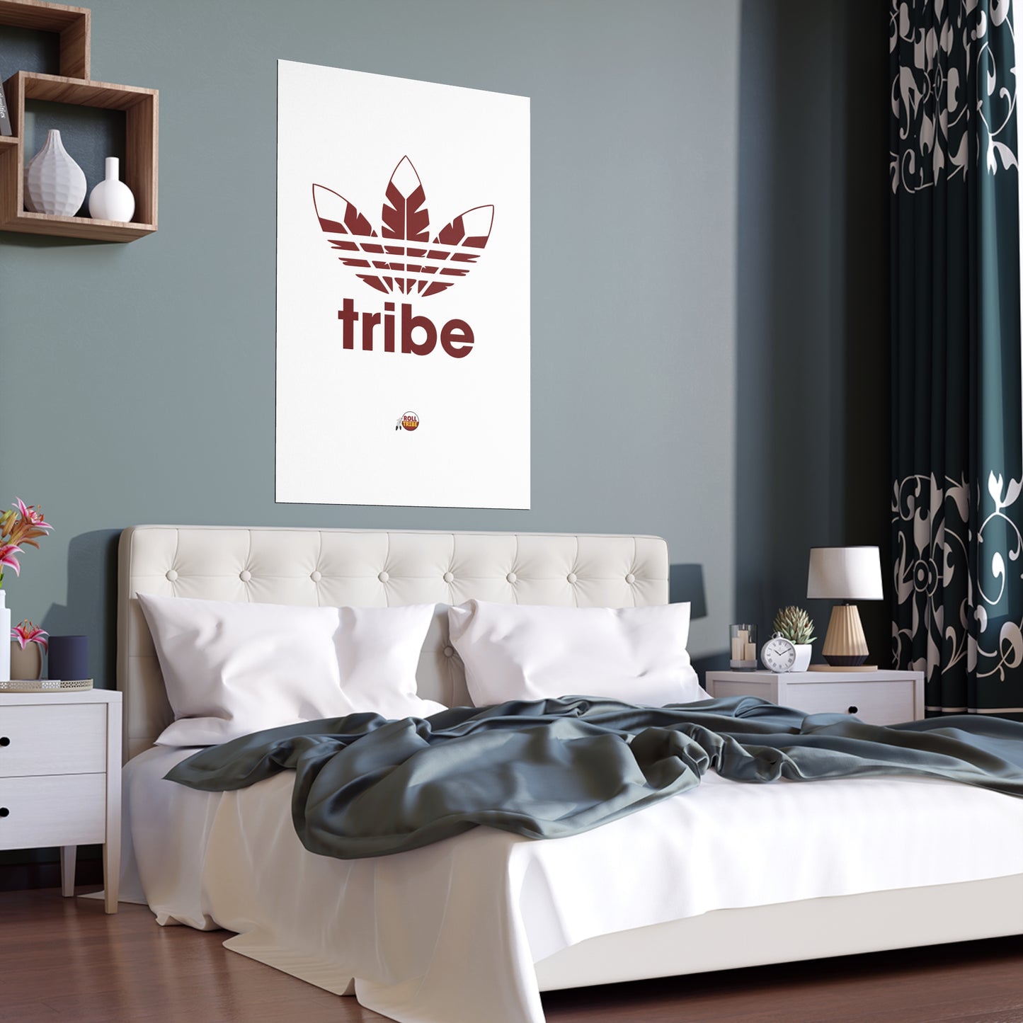Tribe Indoor and Outdoor Silk Poster - Stylish Wall Art for Home and Garden