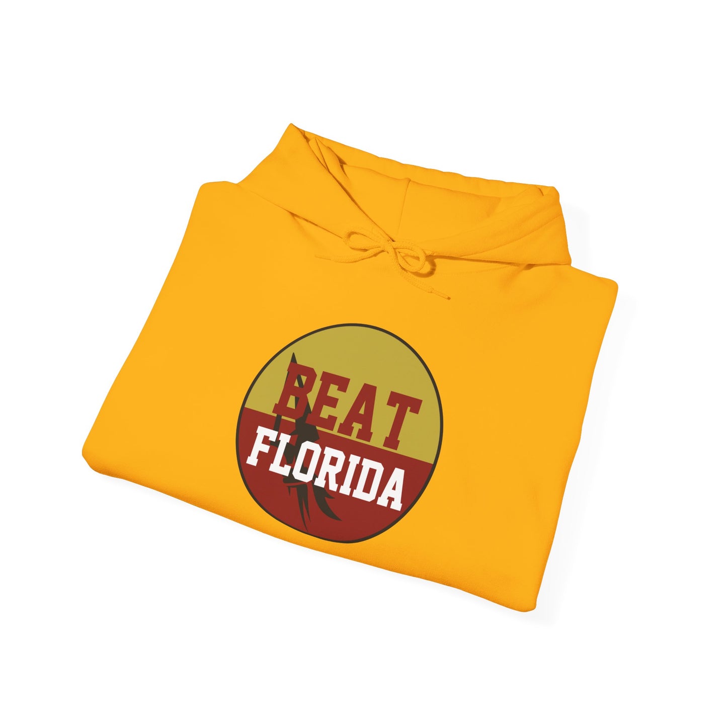 Gameday - "BEAT FLORIDA Button" Unisex Heavy Blend™ Hooded Sweatshirt