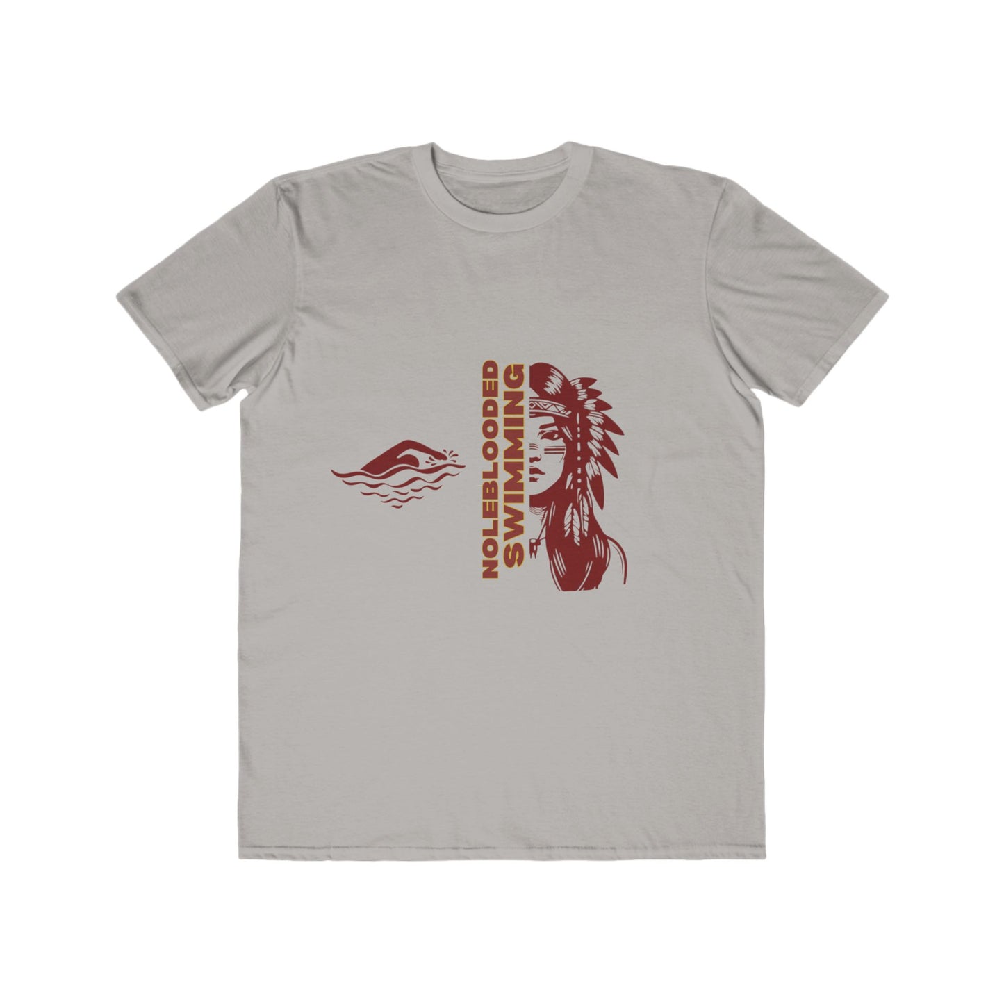 Noleblooded Athletics - Ladies Swimming Unisex Lightweight Double-Sided, Fashion Tee