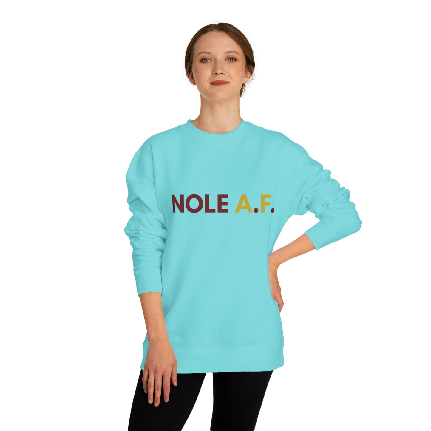 Gameday - "NOLE A.F."  Unisex Crew Neck Sweatshirt