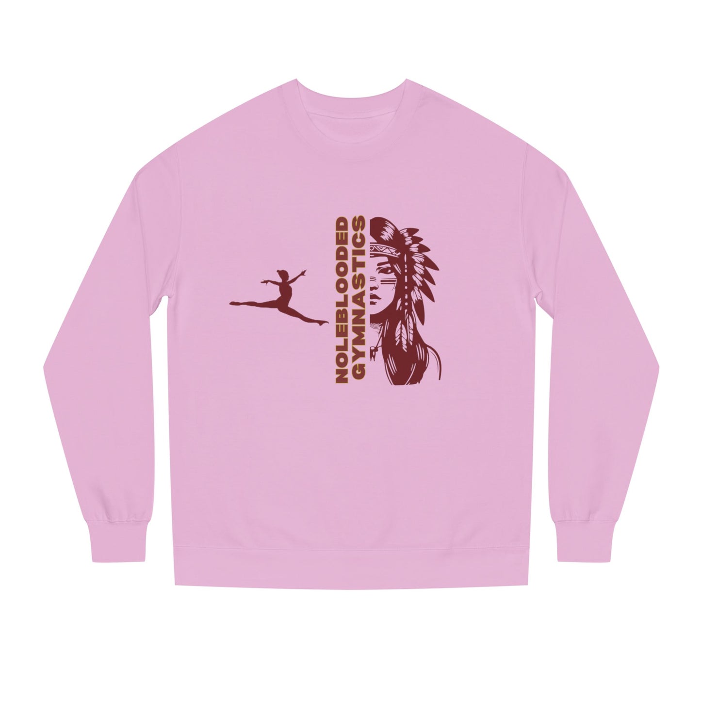 Noleblooded Athletics - Ladies Gymnastics Unisex Double-Sided, Crew Neck Sweatshirt