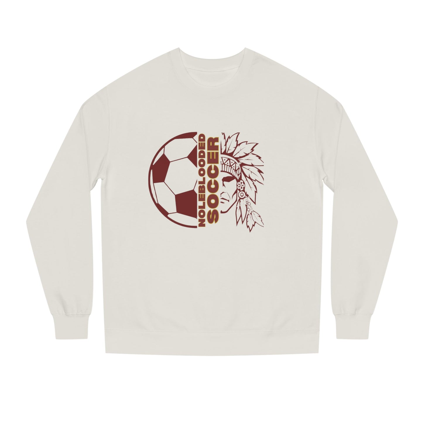 Noleblooded Athletics - Soccer Unisex Crew Double-Sided, Neck Sweatshirt