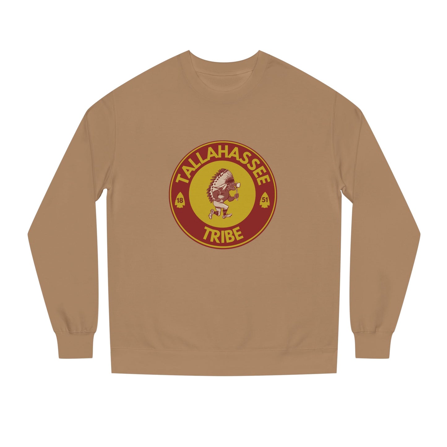 Roll Tribe :Tallahassee Tribe" Double-Sided, Unisex Crew Neck Sweatshirt