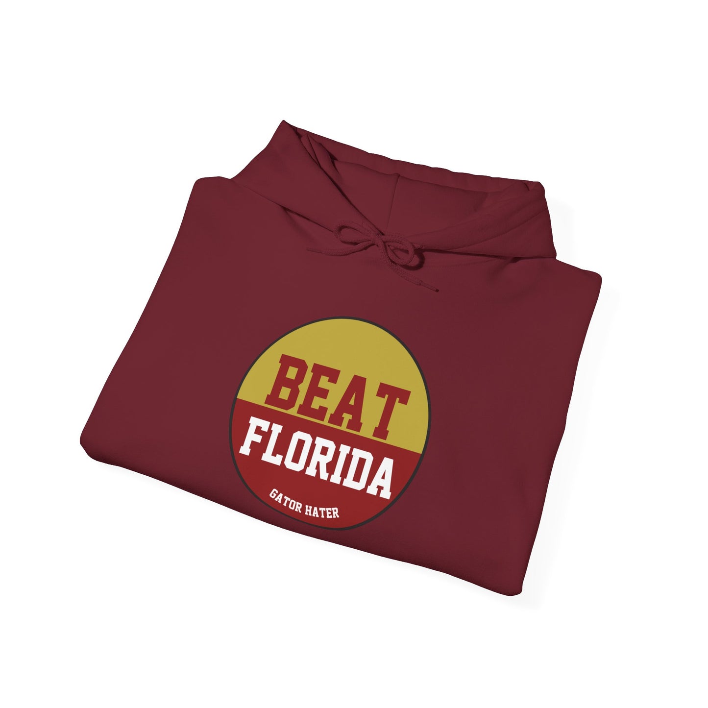 Gameday - "BEAT FLORIDA Gator Hater Button Unisex Hooded Sweatshirt
