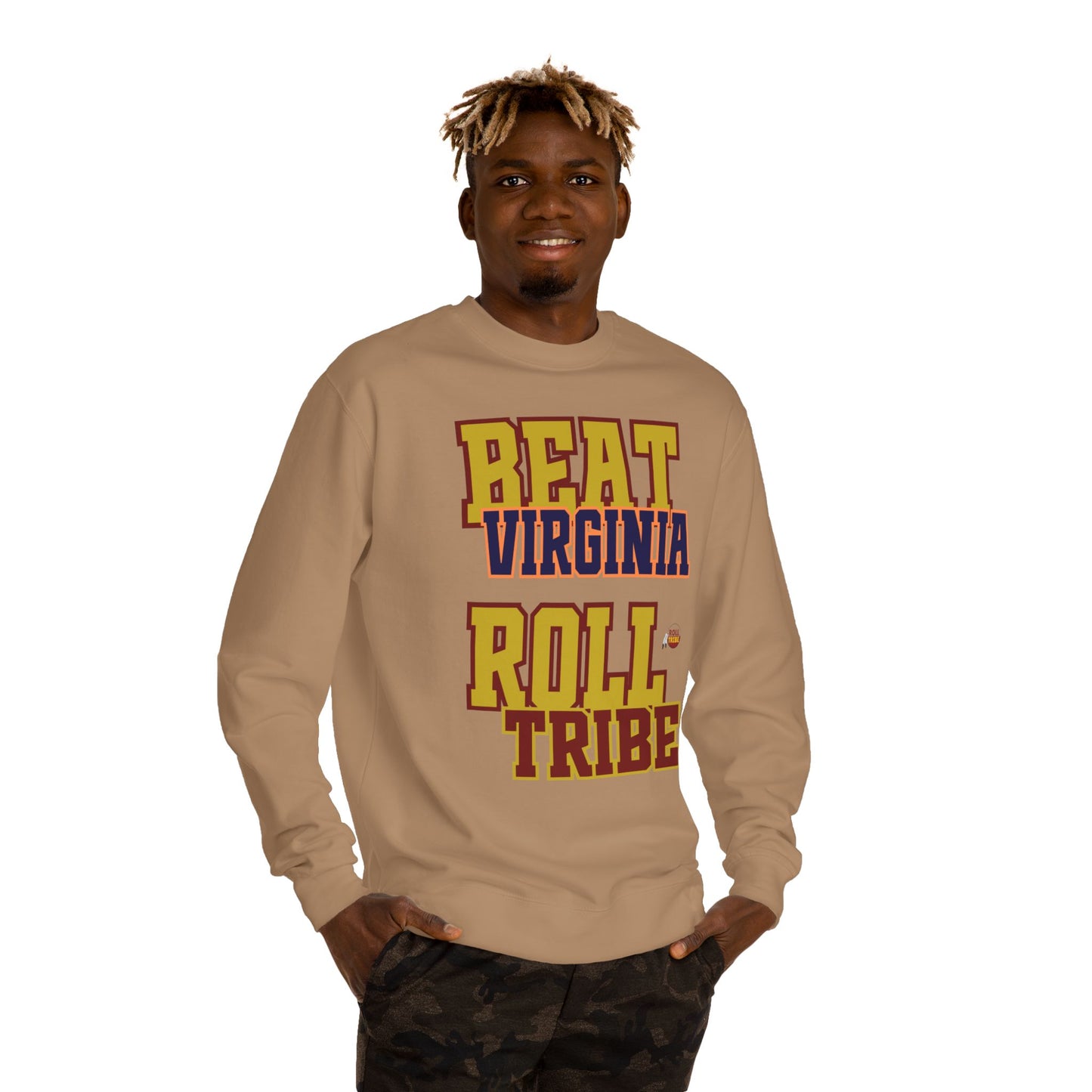 Roll Tribe "Beat Virginia" Unisex Crew Neck Sweatshirt