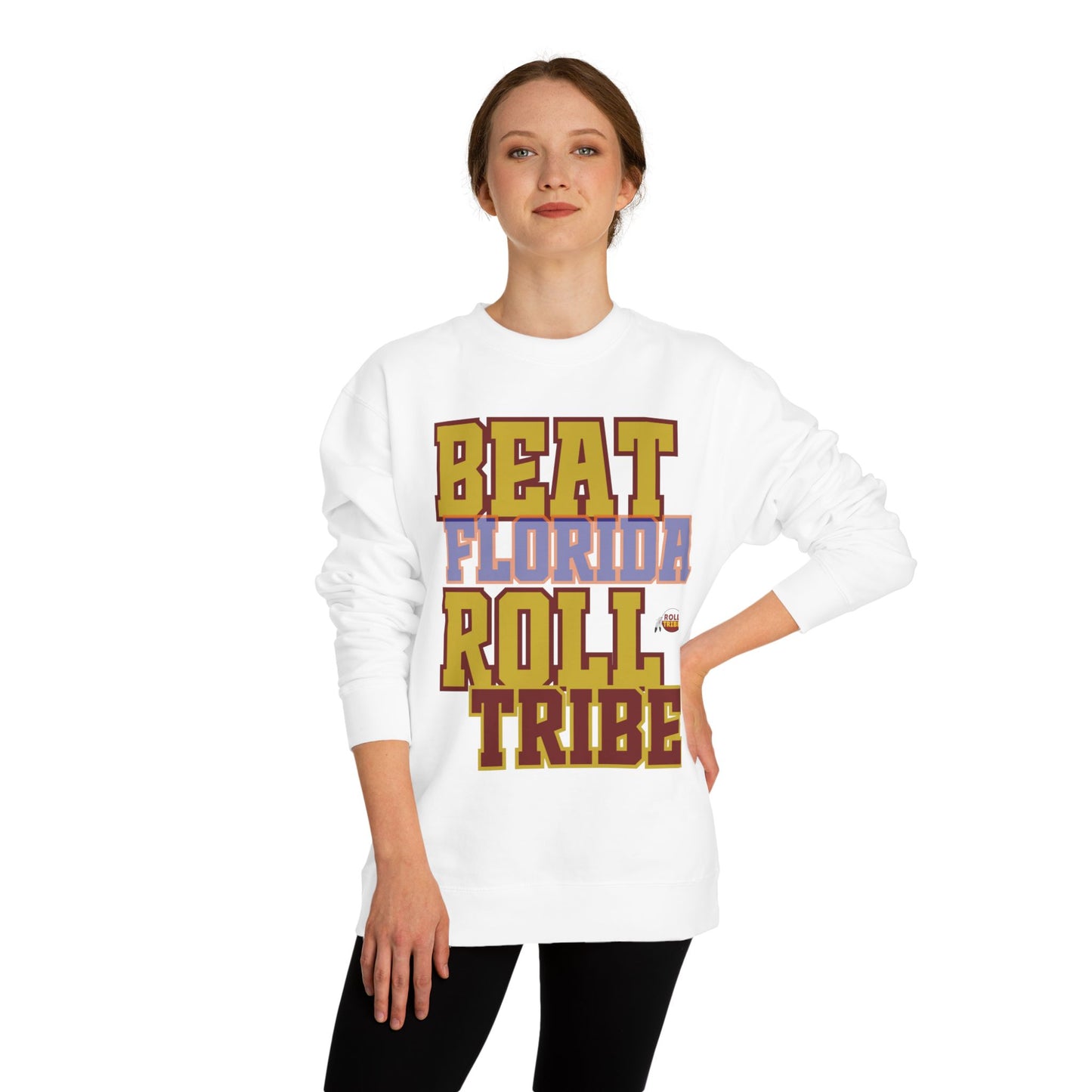 Roll Tribe "Beat Florida" Unisex Crew Neck Sweatshirt