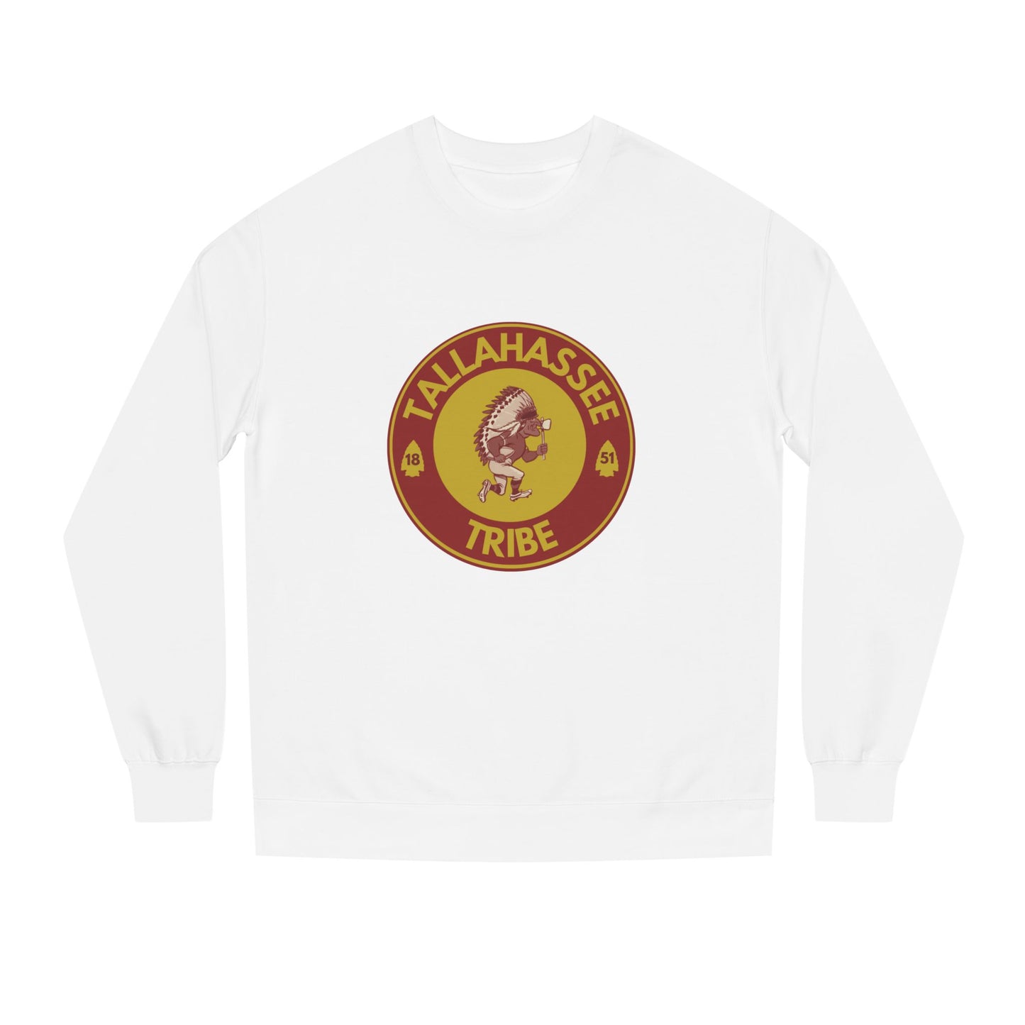 Roll Tribe :Tallahassee Tribe" Double-Sided, Unisex Crew Neck Sweatshirt
