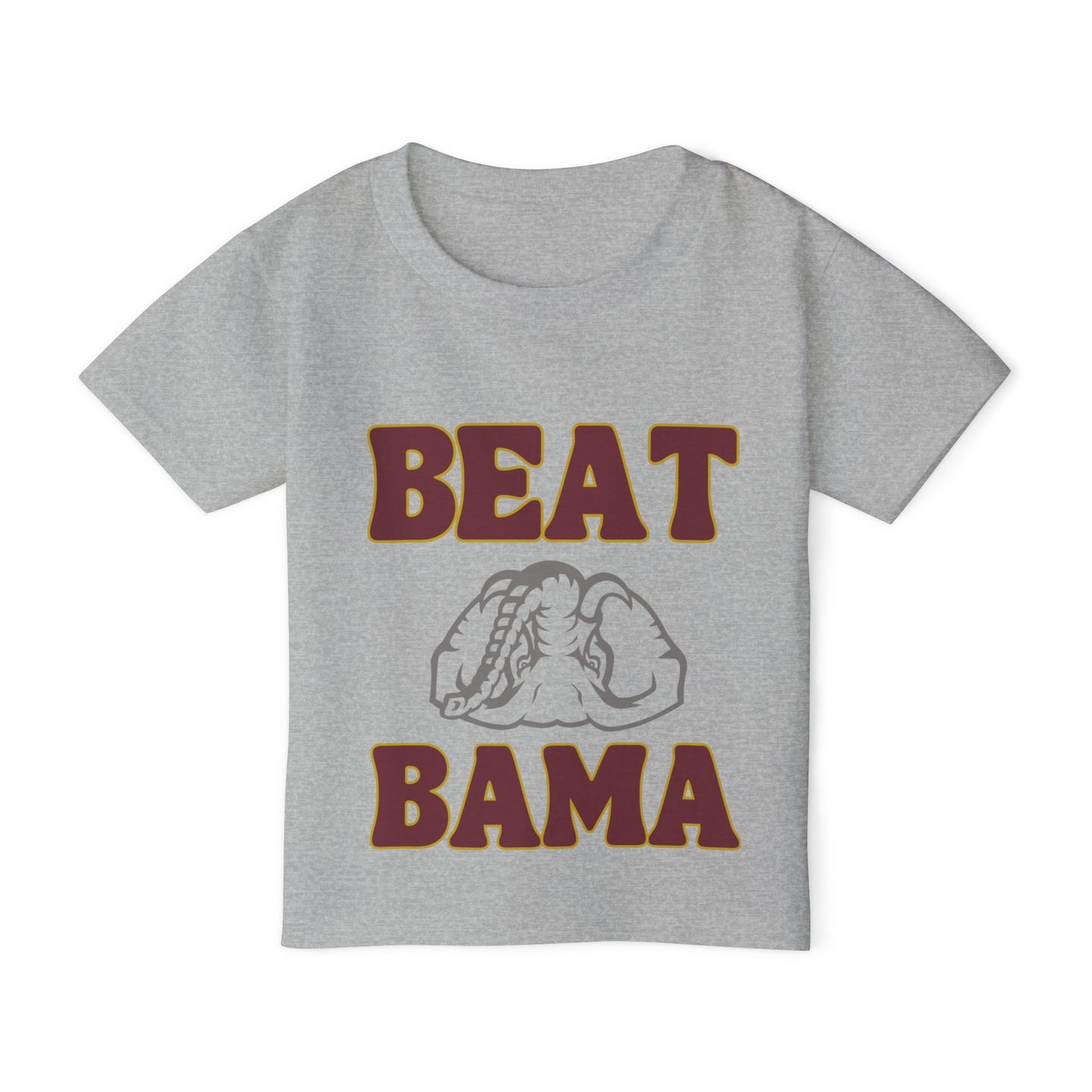 Roll Tribe -"Beat Bama" Upside Down Elephant Toddler T-Shirt