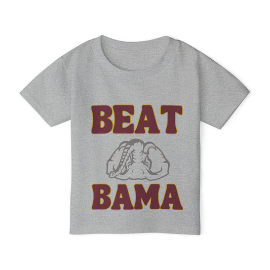 Roll Tribe -"Beat Bama" Upside Down Elephant Toddler T-Shirt