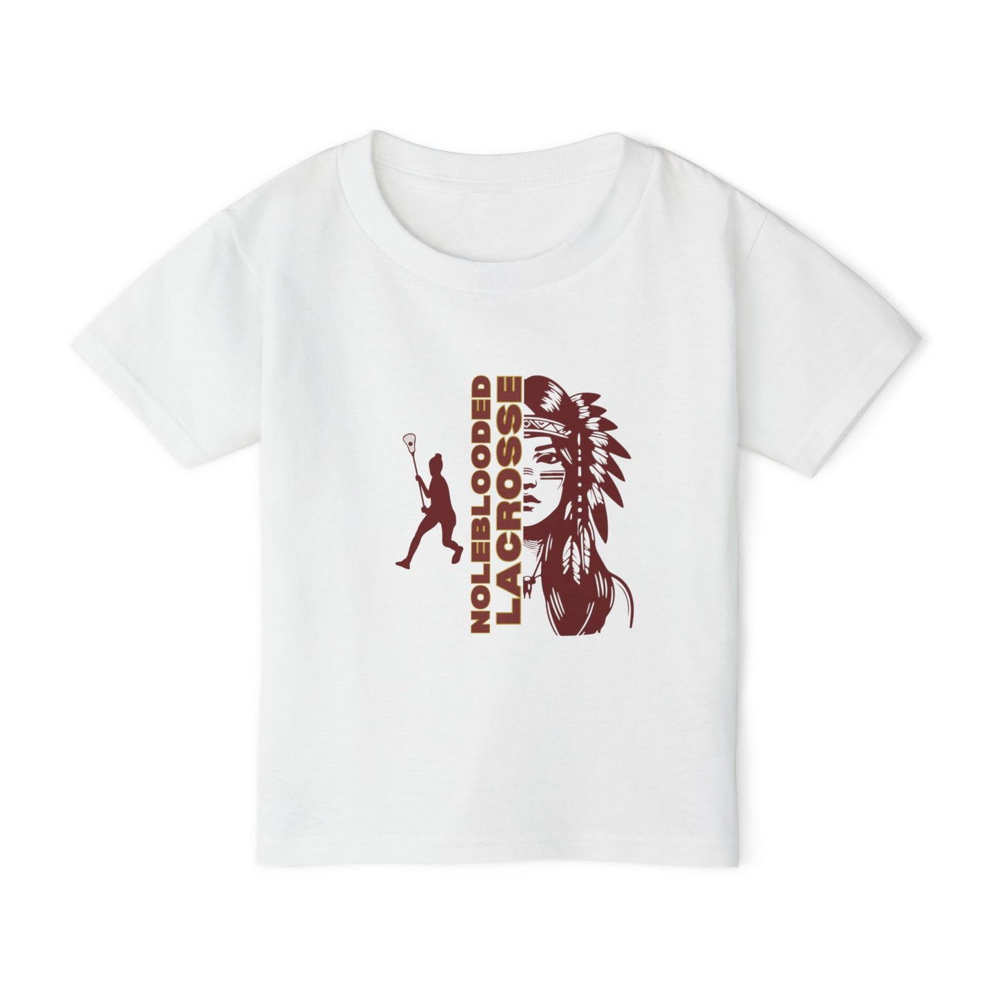 Noleblooded Athletics - Ladies Lacrosse Double-Sided,  Toddler T-Shirt