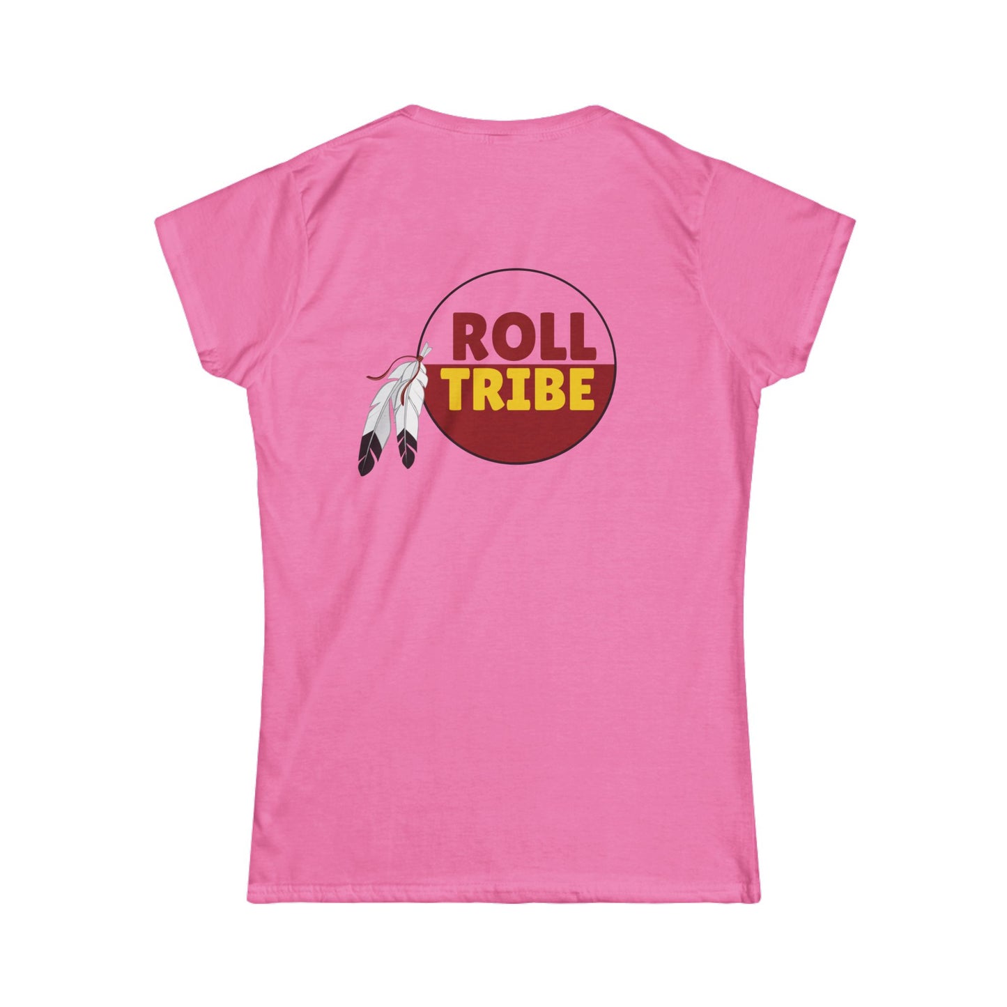 Roll Tribe Sports - "Football" Women's Soft T-Shirt