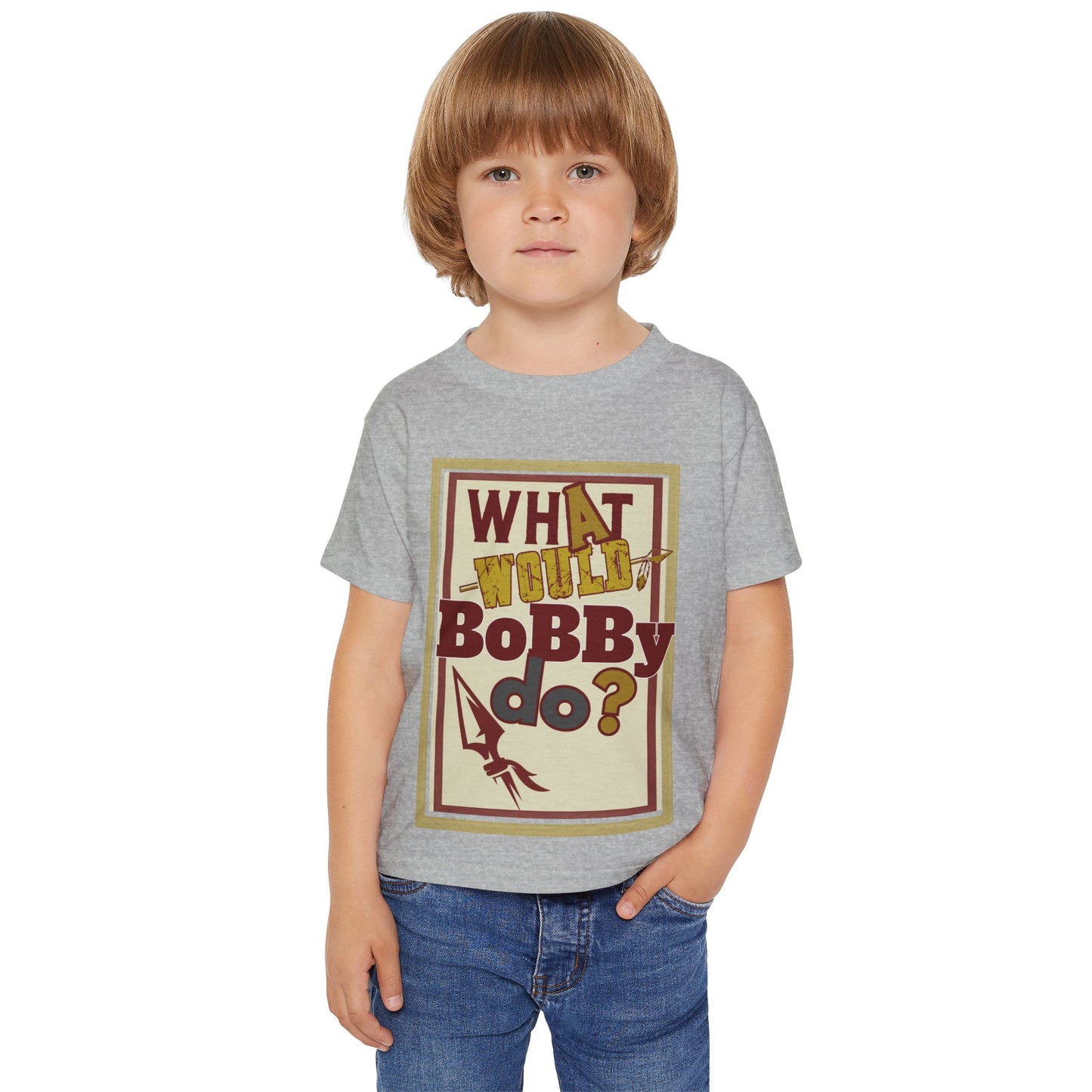 Tribe Traditions "What Would Bobby Do?" Double-Sided, Toddler T-Shirt