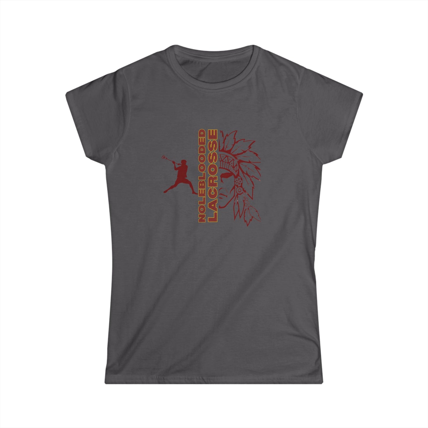 Noleblooded Athletics - Lacrosse Women's Double-Sided, Tee