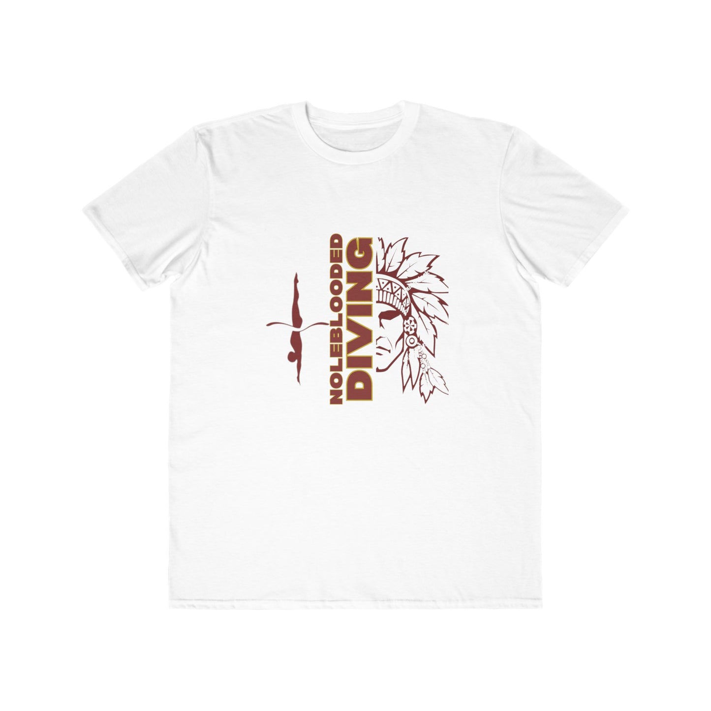 Noleblooded Athletics - Diving Men's Double-Sided, Lightweight Tee