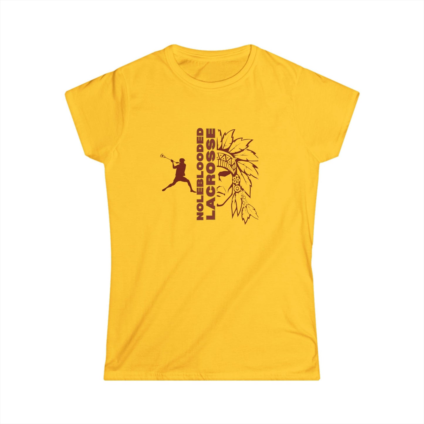 Noleblooded Athletics - Lacrosse Women's Double-Sided, Tee