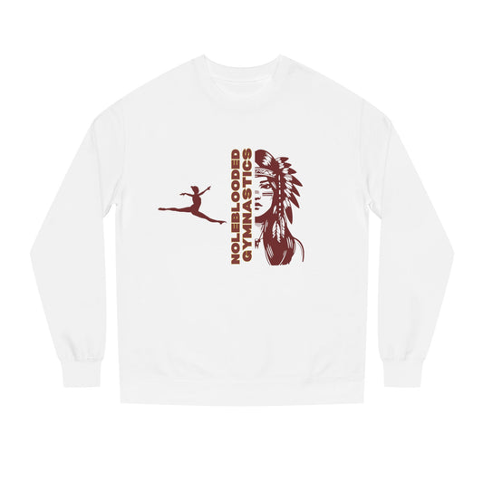 Noleblooded Athletics - Ladies Gymnastics Unisex Double-Sided, Crew Neck Sweatshirt
