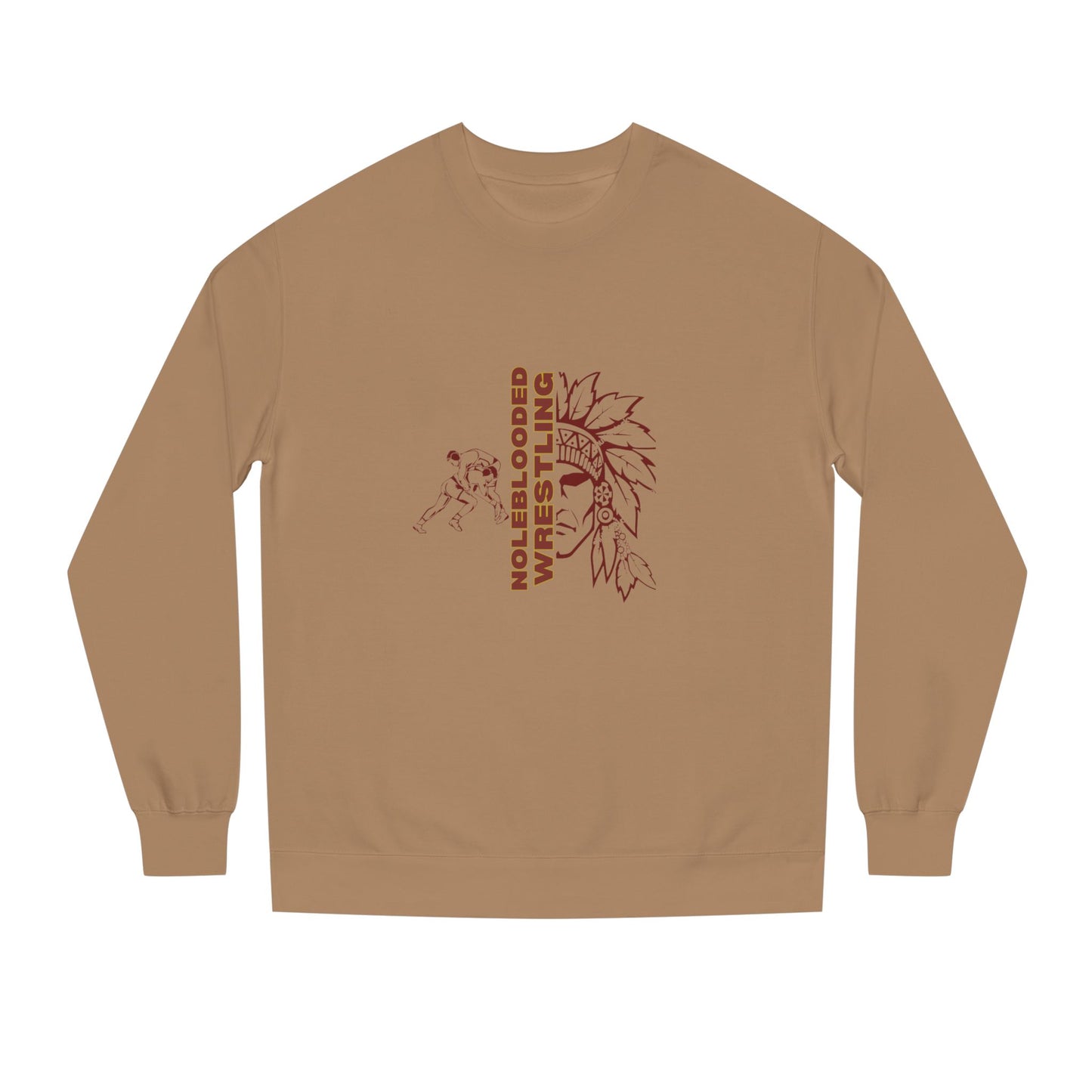 Noleblooded Athletics - Wrestling Unisex Double-Sided, Graphic Sweatshirt