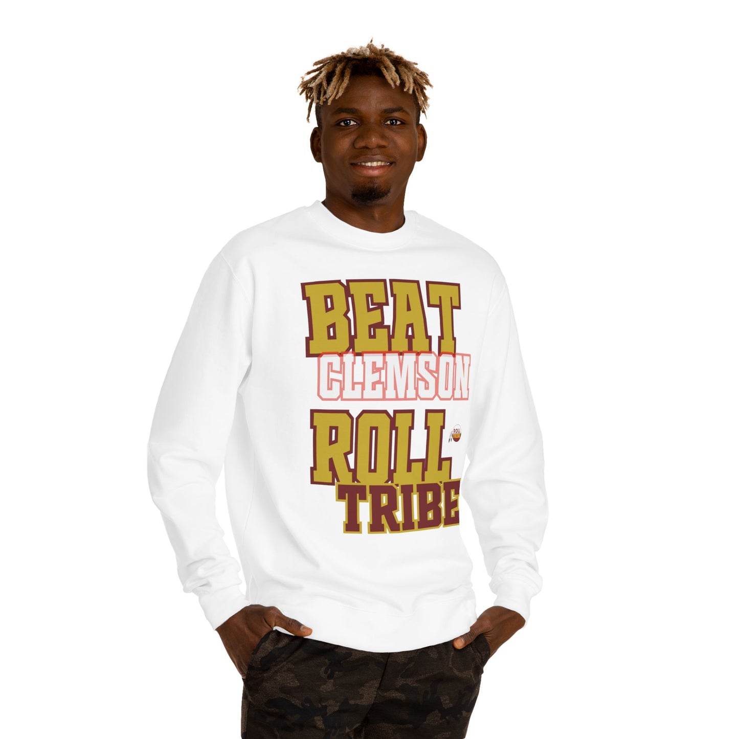 Roll Tribe "Beat Clemson" Unisex Crew Neck Sweatshirt