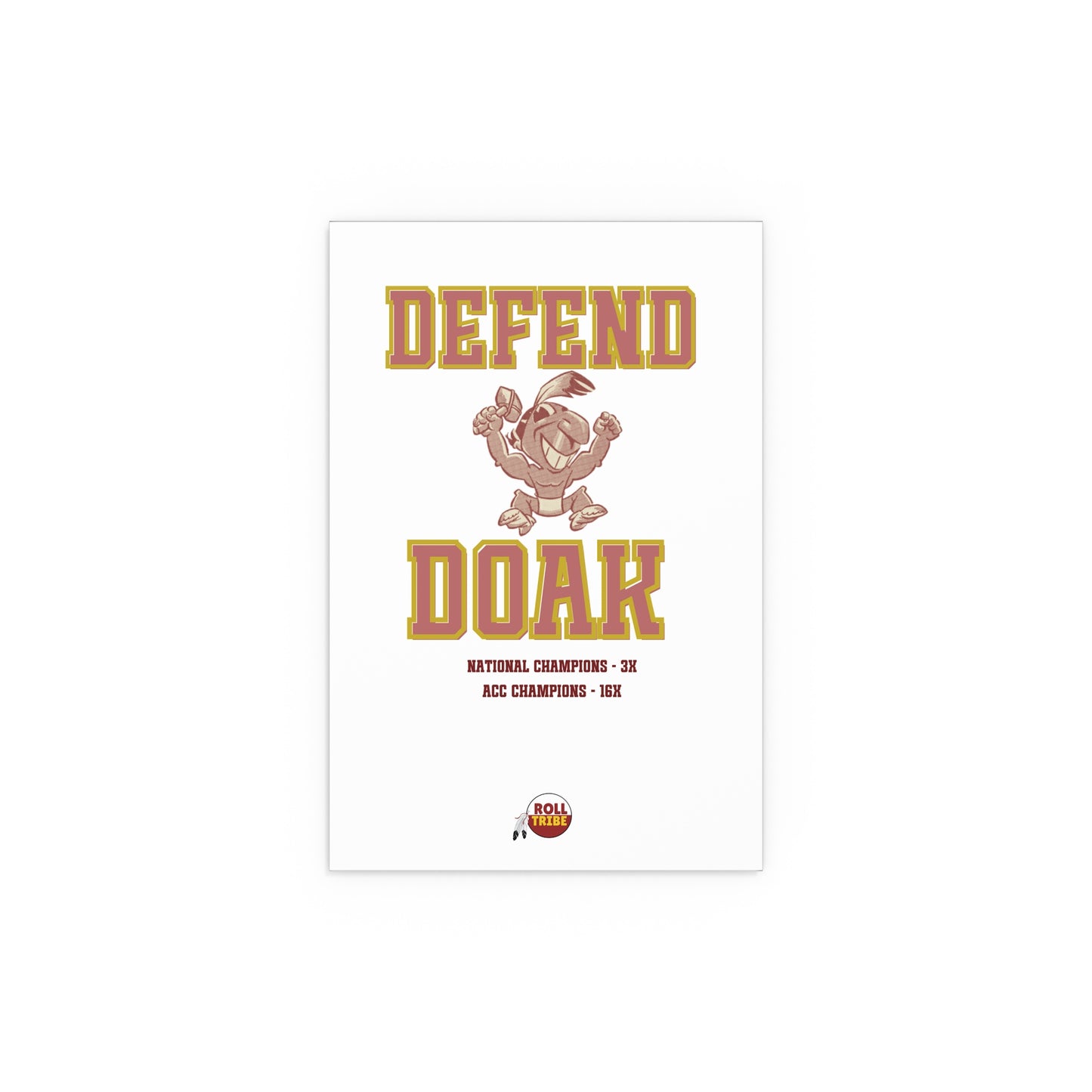 Gameday - "DEFEND DOAK" Silk Dorm Room Poster