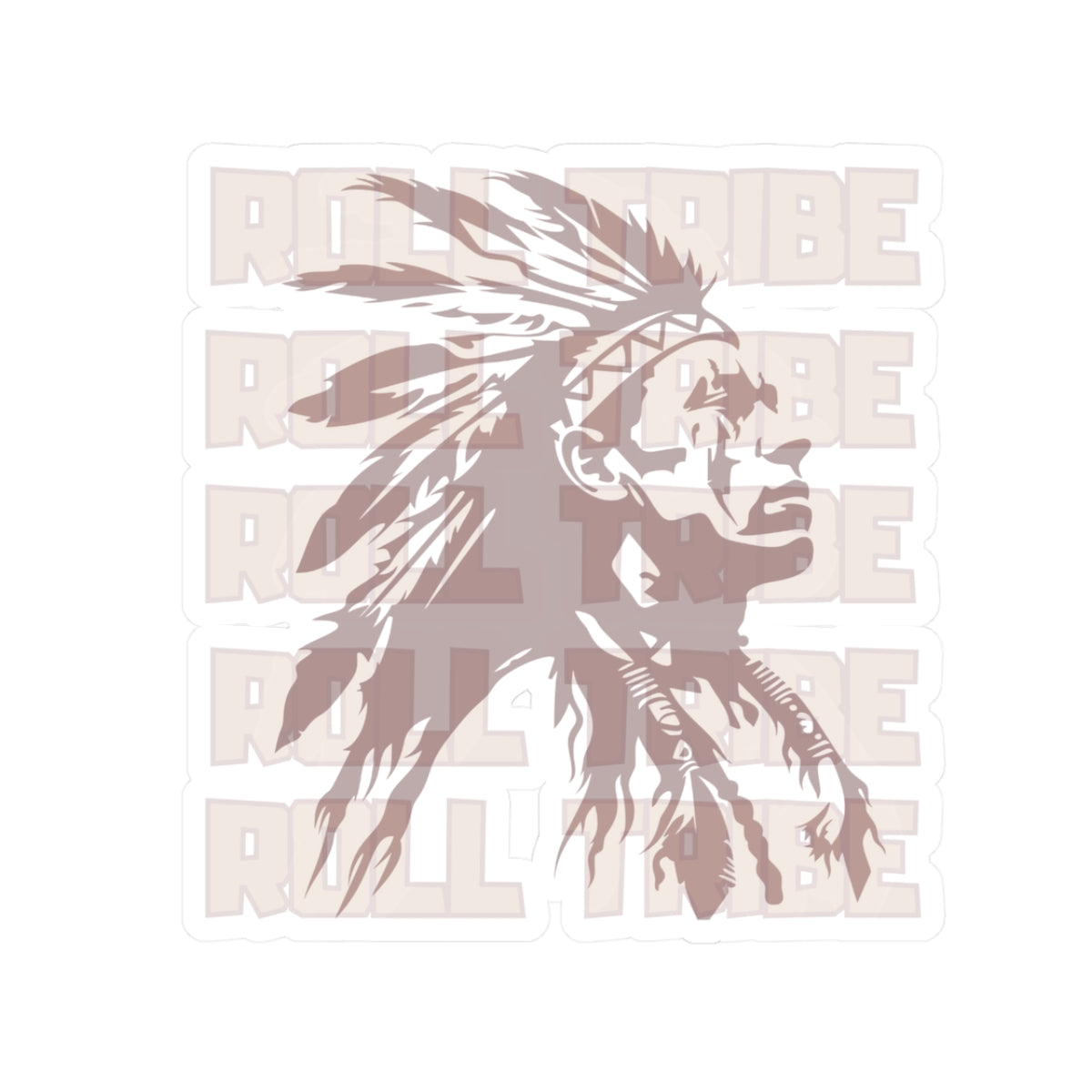 "Roll Tribe Osceola" Kiss-Cut Stickers