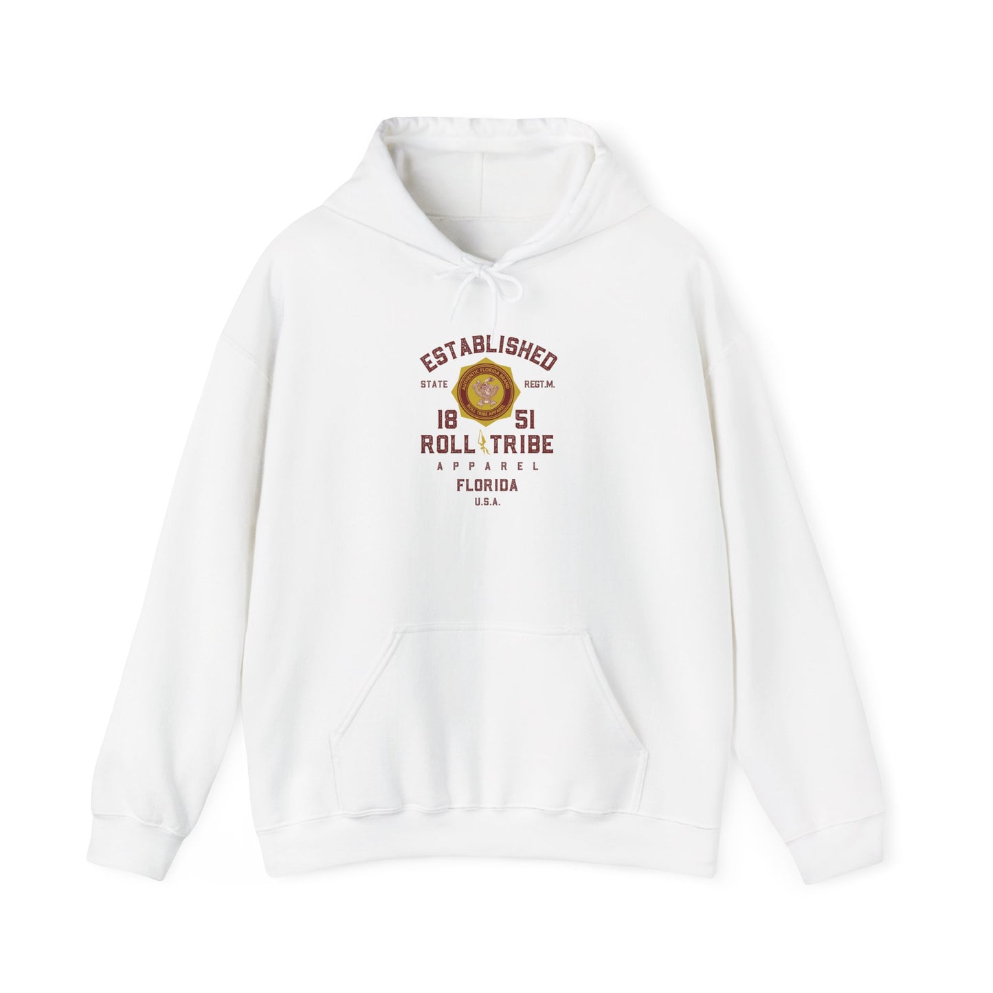 Roll Tribe - "Established 1851 Badge" Hooded Sweatshirt