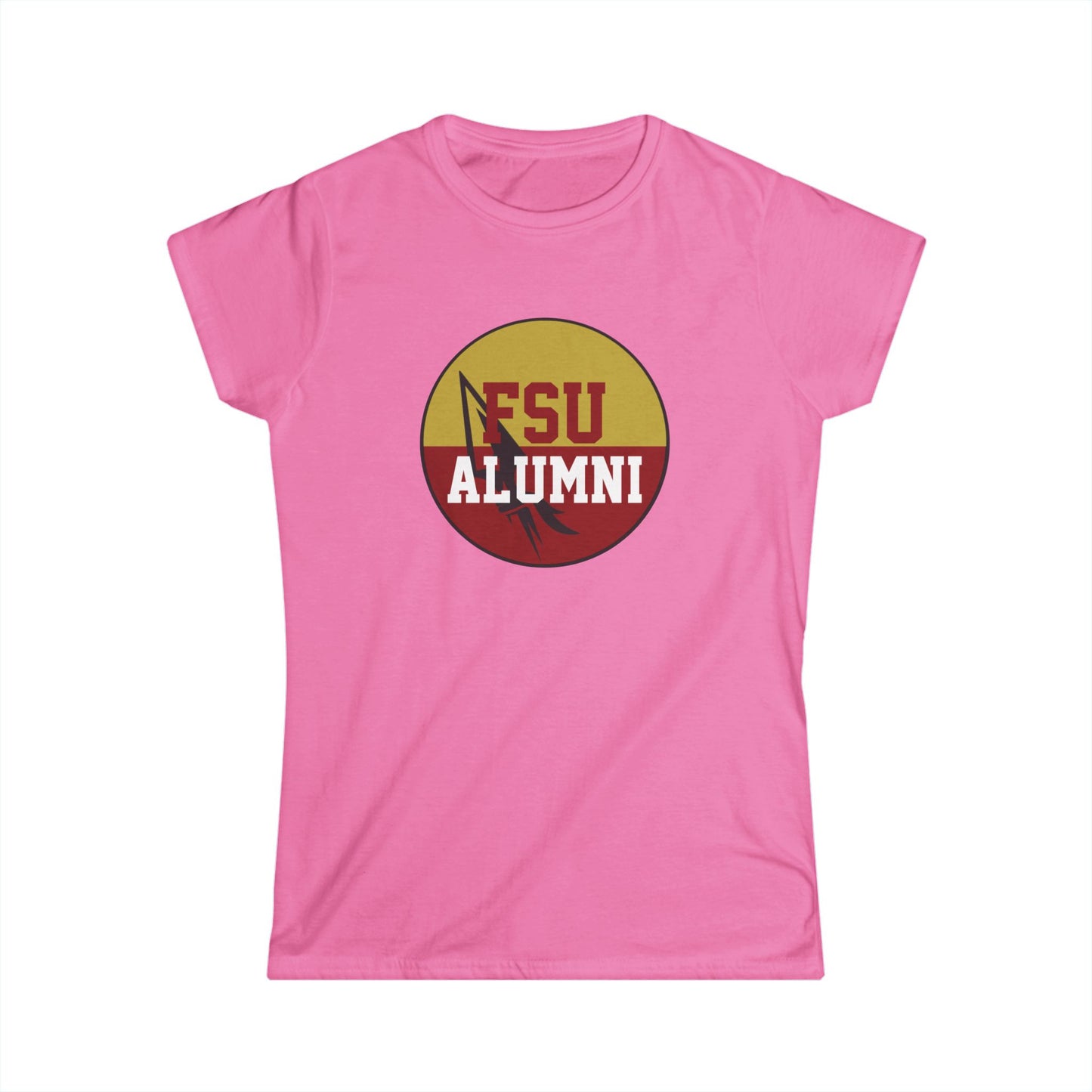 Gameday - "FSU ALUMNI Button" Women's Softstyle Tee