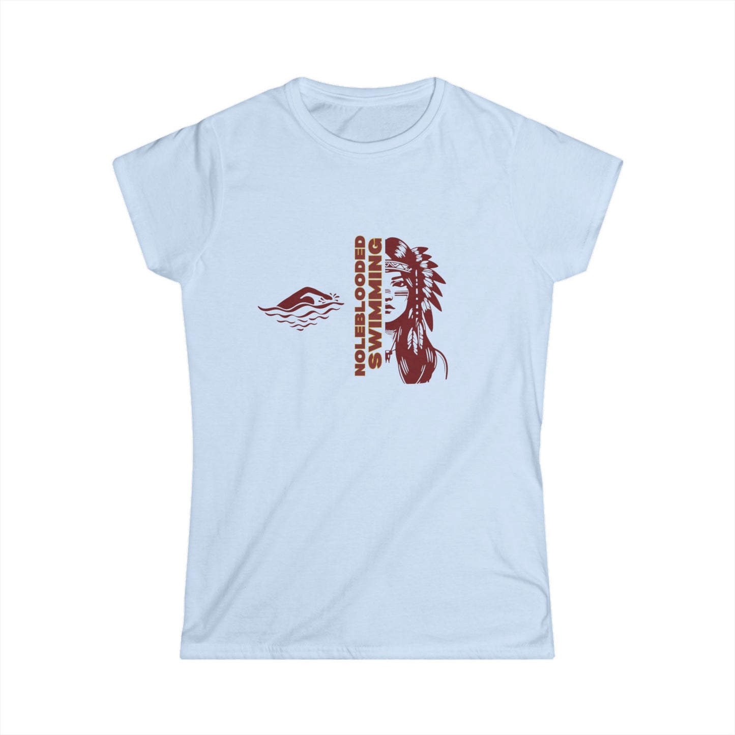 Noleblooded Athletics - Ladies Swimming Women's Softstyle Tee