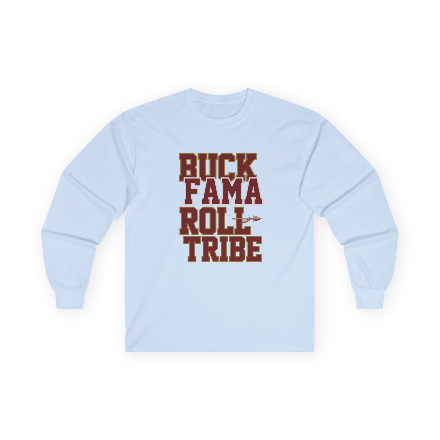 Roll Tribe 'Buck Fama Roll Tribe' Unisex Long Sleeve Tee -