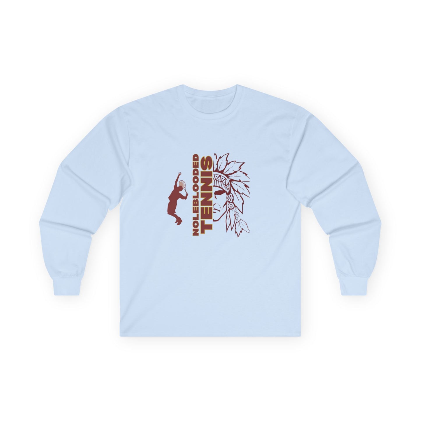 Noleblooded Athletics - Tennis Unisex Ultra Cotton, Double-Sided, Long Sleeve Tee